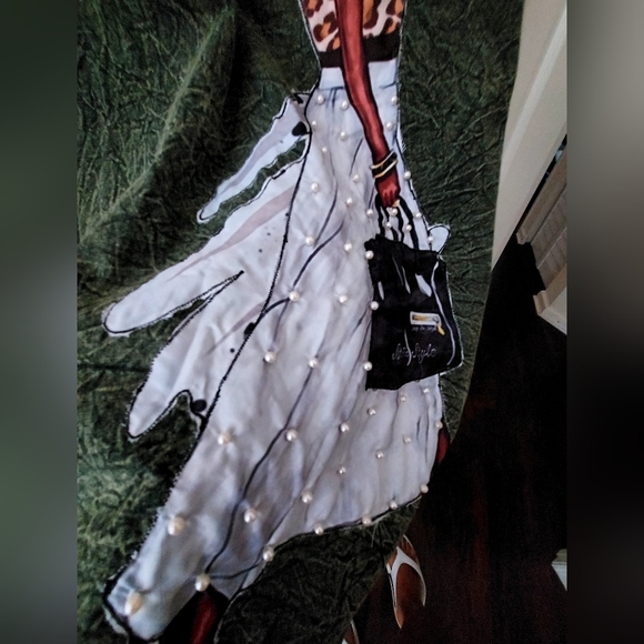 Acid-Wash Olive green swing jacket/dress - Picture 7 of 16